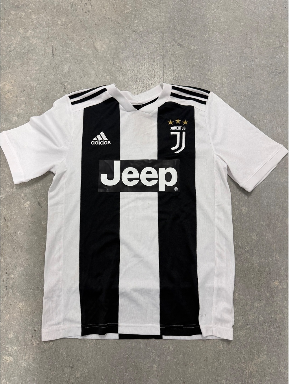 Adidas Juventus Cristiano Ronaldo #7 Home Soccer Jersey Shirt Mens XL Black